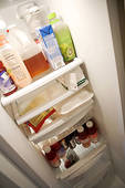 stocked refrigerator